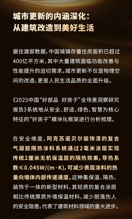 2025中国“好部品，好房子”全场景洞察研究 I 阿克苏诺贝尔摘得双奖