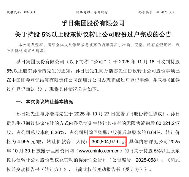 孚日股份3亿元股权过户完成，涂料业务成转型新引擎