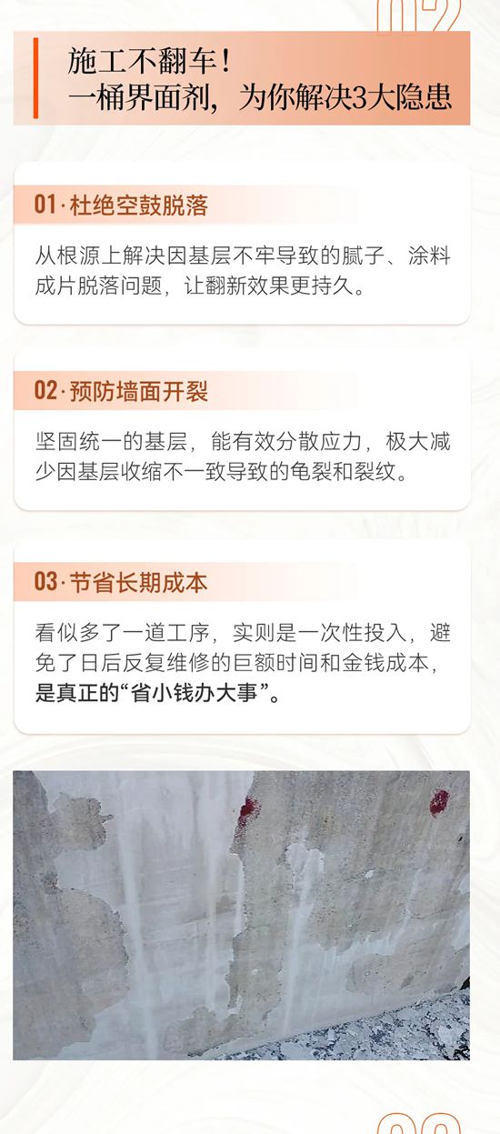 亚士模板墙专用界面剂，完美解决新旧材料“不兼容”难题