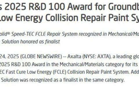 效率翻倍，能耗减半！艾仕得如何用王炸级产品斩获全球研发大奖？