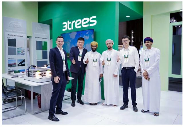 三棵树闪耀2025迪拜五大行业展，中国绿色涂料新启程