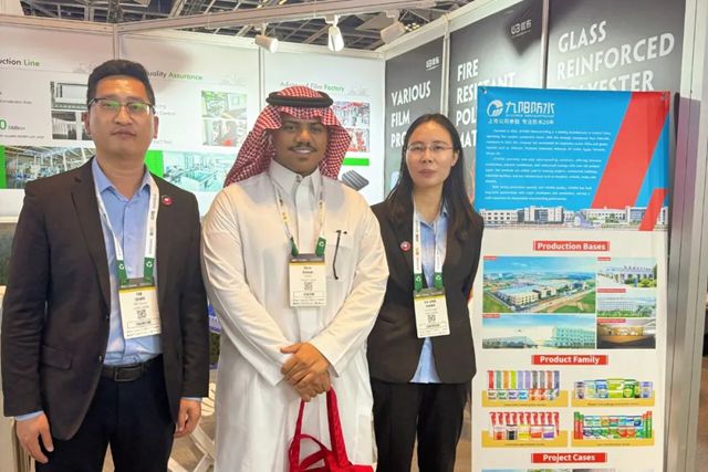 扬帆迪拜拓新局丨九阳防水亮相2025迪拜五大行业展