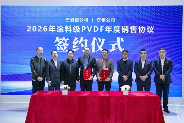 重磅签约！华谊三爱富PVDF国产化再提速，含氟高端涂料稳了