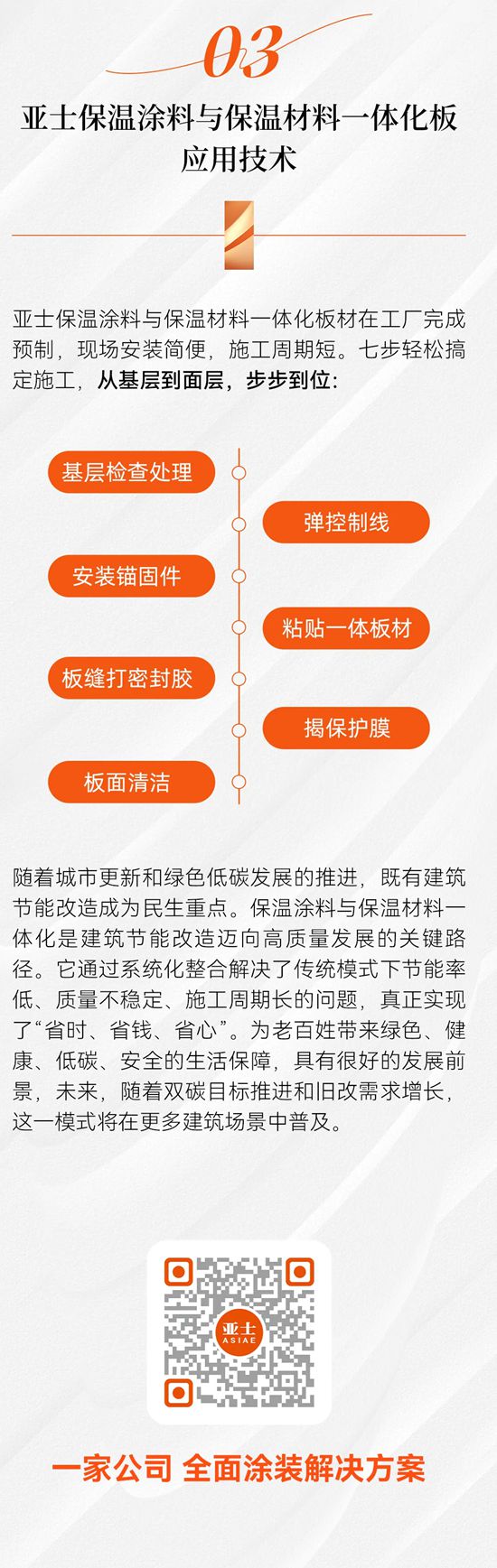 亚士保温涂料和保温材料一体化，为老建筑节能改造保驾护航