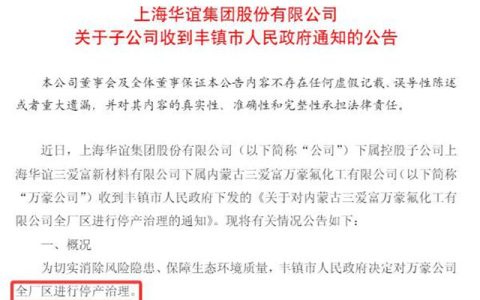 “锂电粮食”每吨涨一万，这家龙头却被政府无限期关停