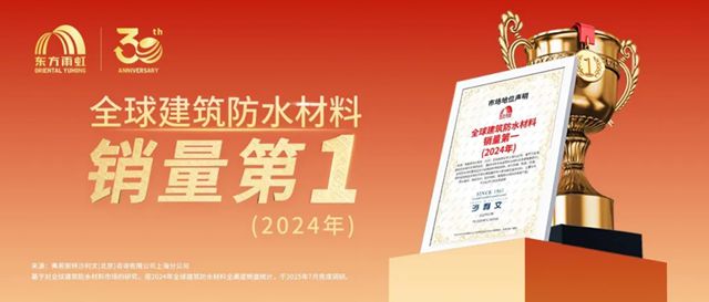 荣登全球百强榜，东方雨虹以综合实力书写高质量发展新篇