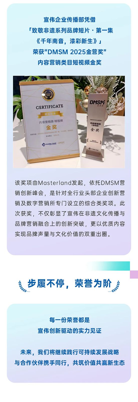 宣伟 | 聚势耀新,载誉前行