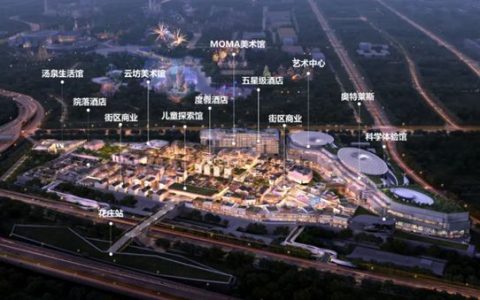 龙牌涂料点亮华北最大奥莱商业综合体