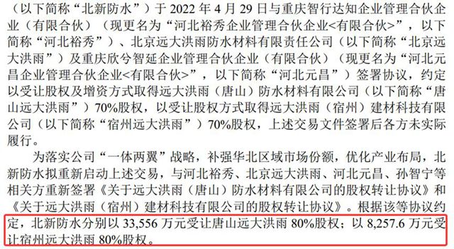 北新防水与远大洪雨完成联合重组,“央企+民企”能否重塑市场?