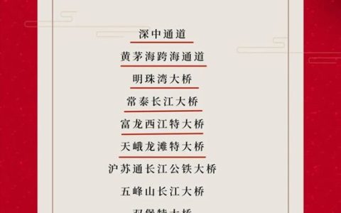 荣耀时刻 | 中远关西护航7座大桥跻身“十大最美桥梁”