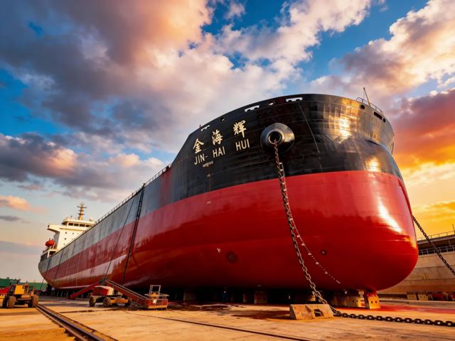 双瑞涂料高效交付“金海辉”轮有机硅防污工程，5天工期树立行业高效范例