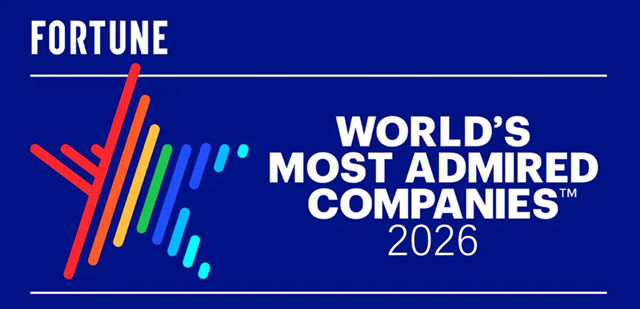 PPG 连续18年入选《财富》杂志: “全球最受赞赏公司”榜单