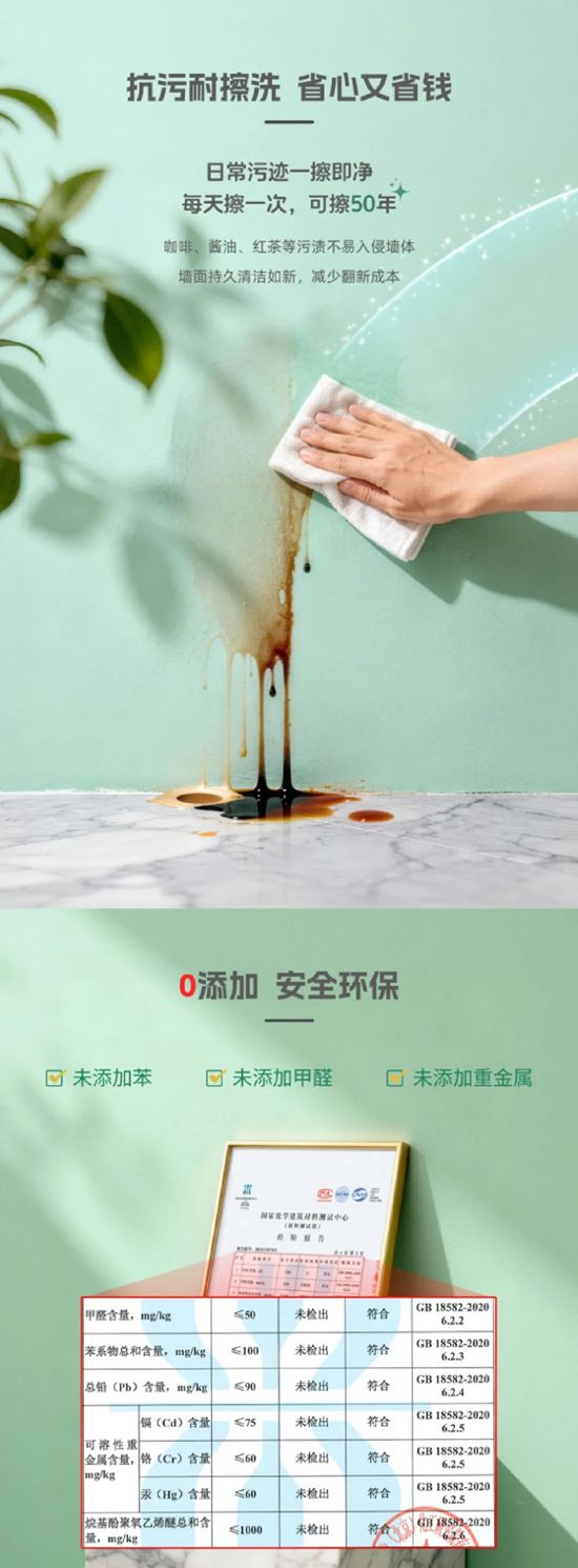 富思特多功能全效漆:八效合一,即刷即住