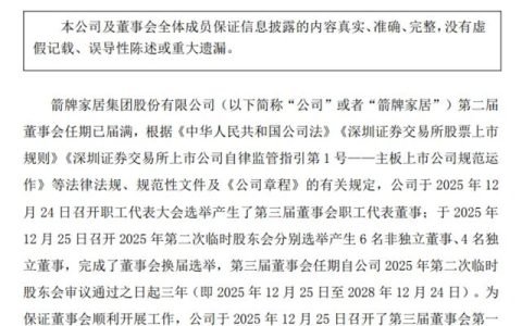 头部上市家居企业聘任“90后”财务总监