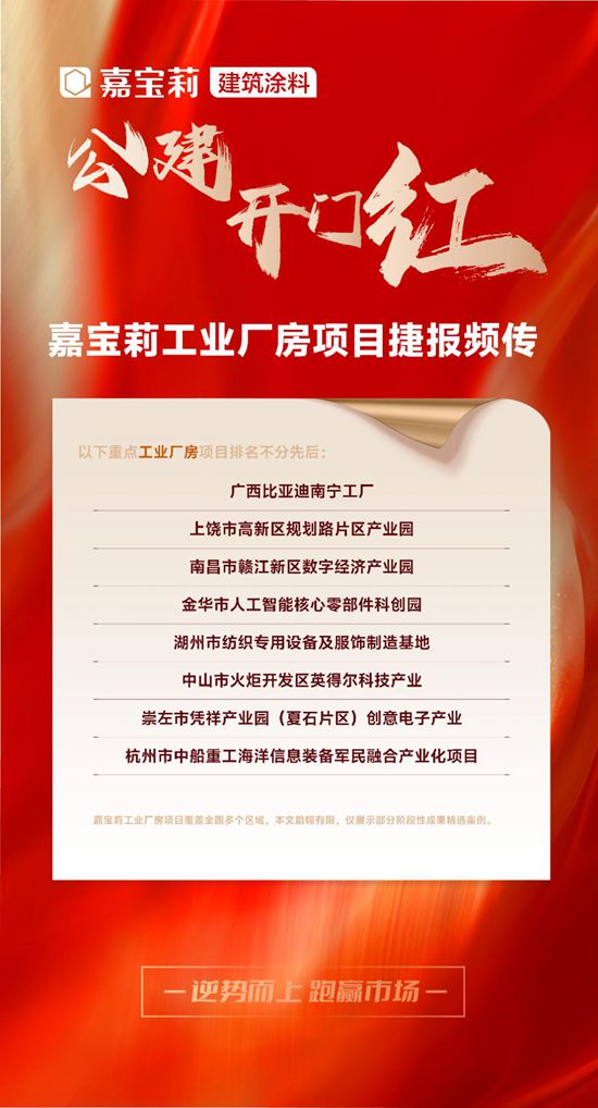 比亚迪国内最大电池生产基地为何选择嘉宝莉?