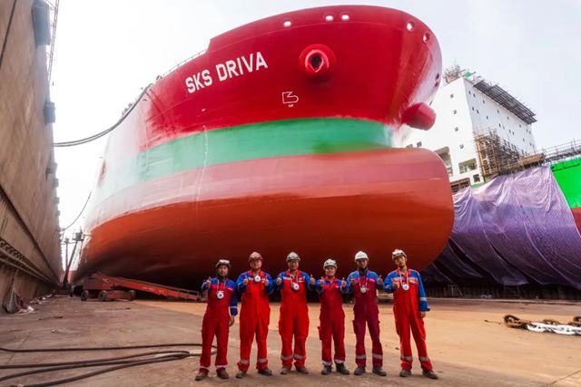 绿色高效航运 | 海虹老人助力SKS DRIVA原油油轮全面升级启航
