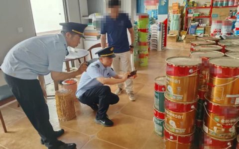 正规店里查出88桶假涂料！这家店被查，给涂料经销商提了个醒