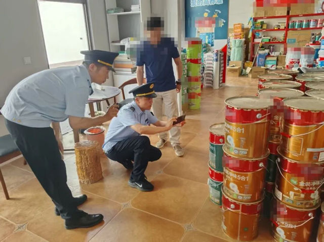 正规店里查出88桶假涂料!这家店被查,给涂料经销商提了个醒