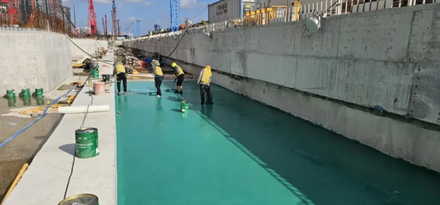 科技防水 筑梦湾区丨三棵树植物油聚氨酯涂料助力澳门轻轨东线项目建设