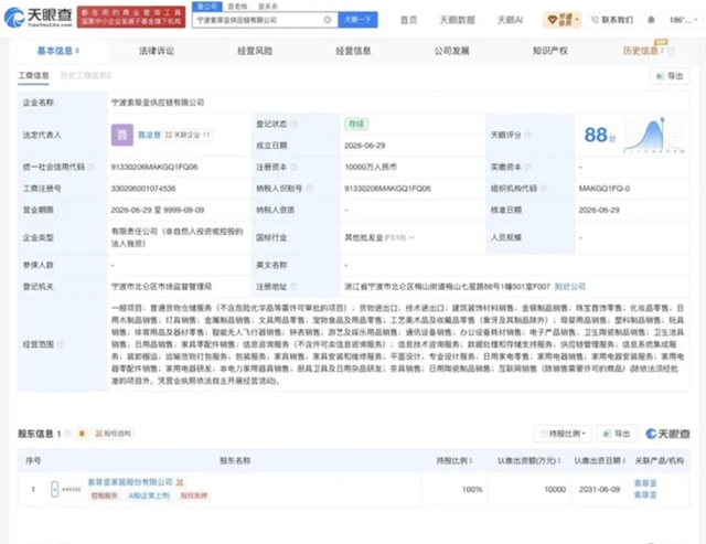 索菲亚家居一个月成立两家新公司,意欲何为?