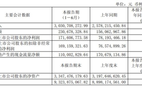 钛白粉立大功！鲁北化工上半年营收超30亿，净利大涨119.46%