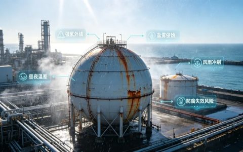 三棵树工业涂料护航中石油某油田球罐筑牢长效安全护盾