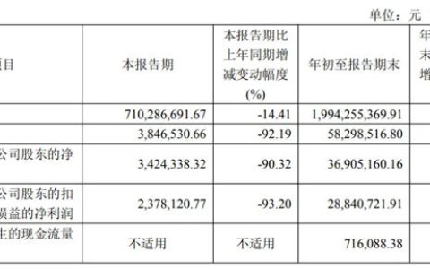 天安新材前三季度营收19.94亿元，净利润3690.52万元